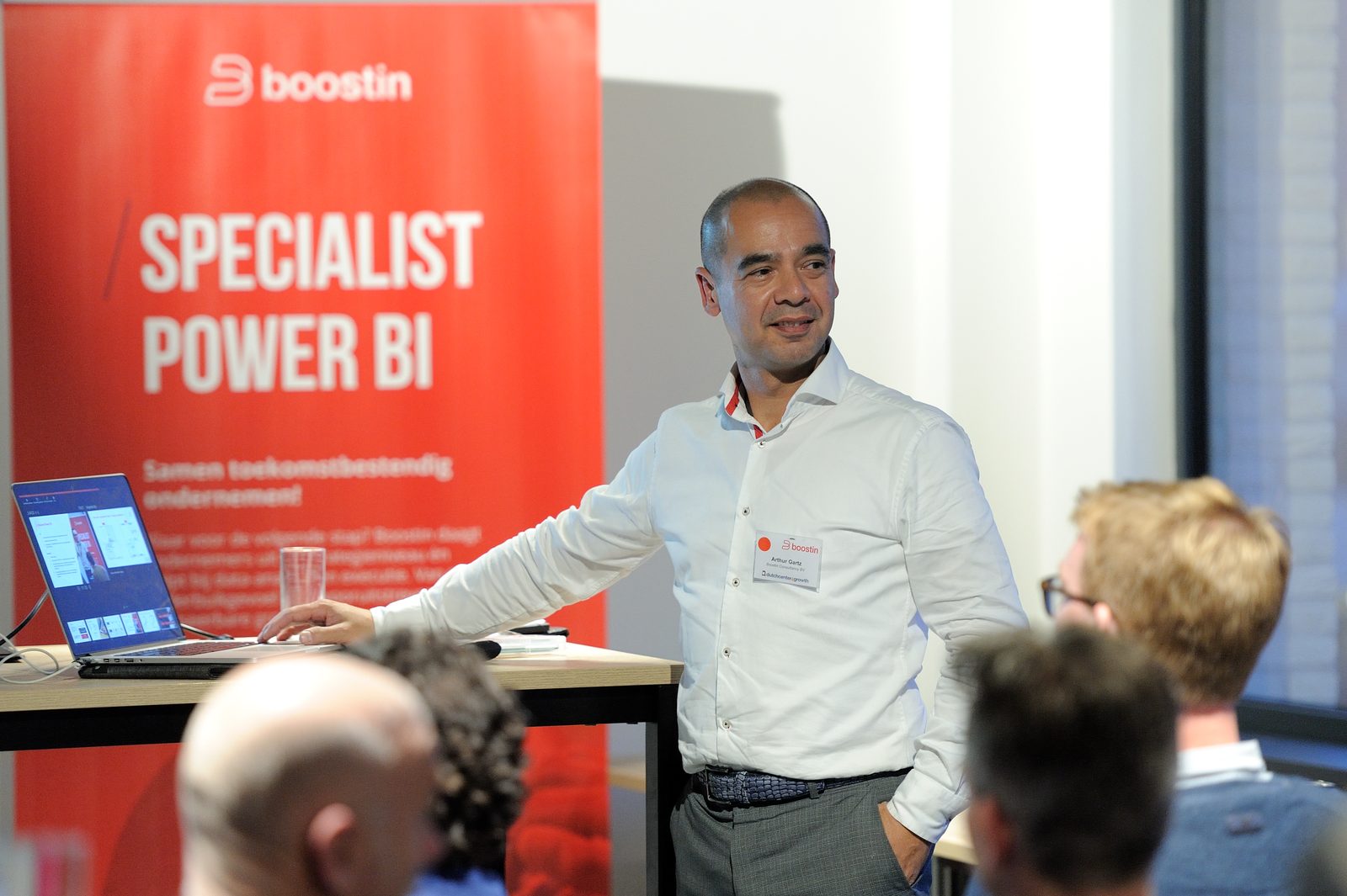 Boostin-bijeenkomst met ondernemers over datagedreven sturen